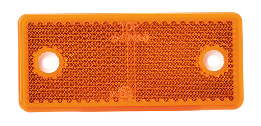 [32O] Reflector | rectangular | ámbar