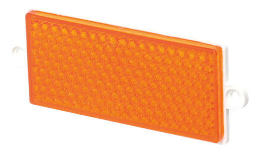 [33O] Reflector | rectangular | amber