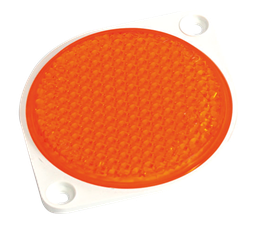 [34O] Reflector | rond | oranje