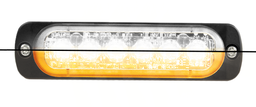 [ST6-O/C] Flasher | LED | 6 LEDs | 12-24V | amber/white
