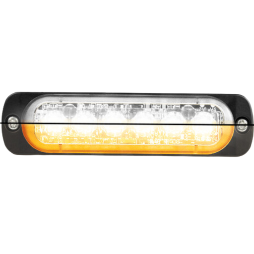 [ST6-O/C] Feu flash | LED | 2x6 LEDs | 12-24V | orange/blanc