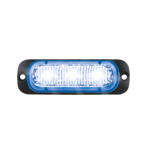 [ST3-BL] LED-Blitzer | 3 LEDs | 12-24V | blau