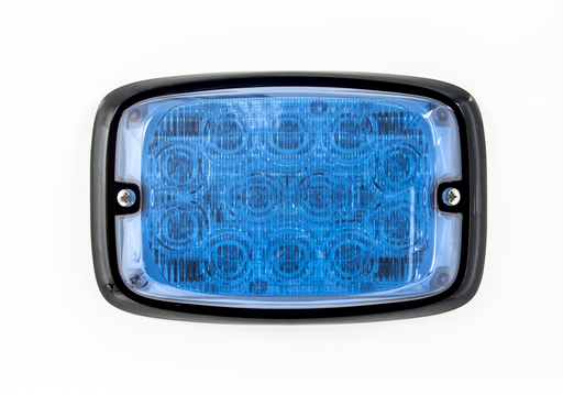 [R6-BL] Feu flash | LED | 12 LEDs | 12-24V | bleu