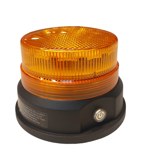 [TRAVEL-BASIC-A] Lampeggiatore LED | ambar | basic | magnetico | a batteria
