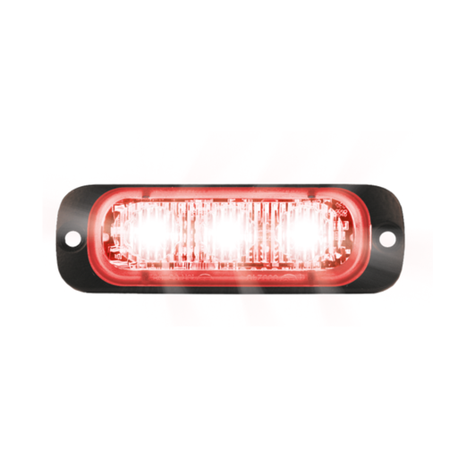 [ST3-RO] Intermitente LED | 3 LED | 12-24V | rojo