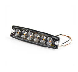 [LP6-OR] Flitser | LED | 6 LEDs | 12-24V | oranje