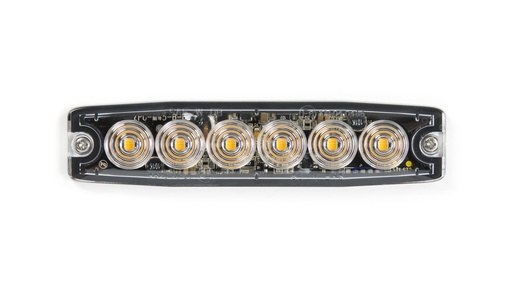 [LP6-CR] Lampeggiatore a LED | 6 LEDs | 12-24V | bianco