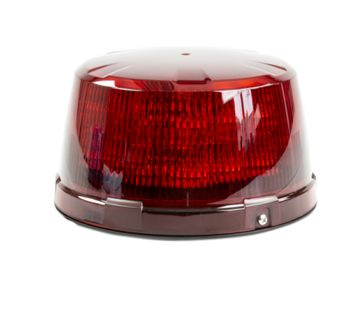 [519-DV-RO] Gyrophare | LED | fixation 3 boulons | 12-24V | rouge