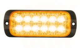 [ST12-OR] Flitser | LED | 12 LEDs | 12-24V | oranje