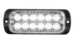 [ST12-CR] Feu flash | LED | 12 LEDs | 12-24V | blanc
