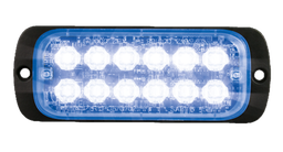 [ST12-BL] Feu flash | LED | 12 LEDs | 12-24V | bleu