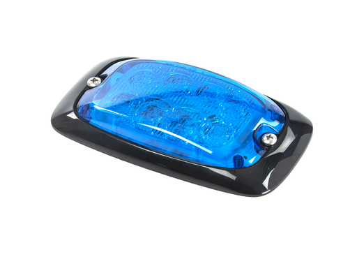 [R4-BL] Lampeggiatore a LED | 8 LEDs | 12-24V | blauw