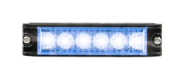 [ID6-BL] Flitser | LED | 6 LEDs | 12-24V | blauwe LEDs