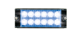 [ID12-BL] Flitser | LED | 12 LEDs | 12-24V | blauwe LEDs
