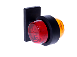 [MAVERICK1-OR/RO] LED markeerverlichting | links+rechts | 12-24V | oranje/rood
