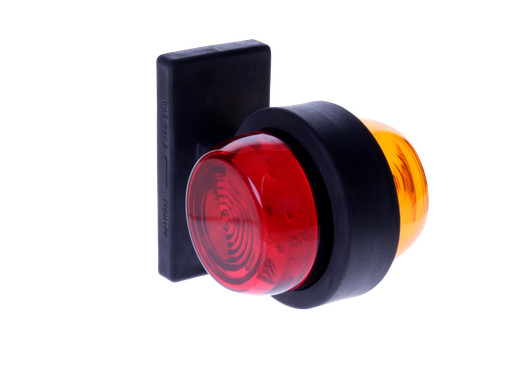 [MAVERICK1-OR/RO] LED-Markierungsleuchte | links+rechts | 12-24V | gelb/rot