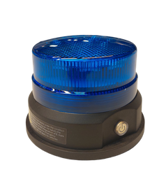[TRAVEL-BASIC-B] Flitslicht | LED | blauw | basic | magnetisch | op batterij