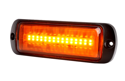 [737-OR-FF] LED Flitser | 30 LEDs | 12-24V | oranje
