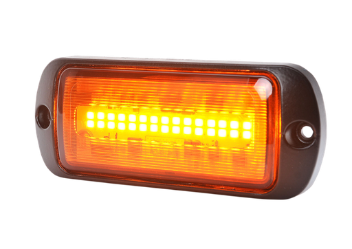 [747-OR-FF] LED Flitser | 30 LEDs | 12-24V | oranje