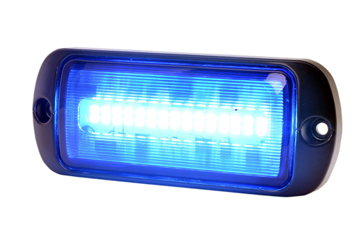 [747-BL-FF] LED Flitser | 30 LEDs | 12-24V | blauw