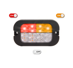 [PM 850-1] LED rear light | left+right | 12-24V