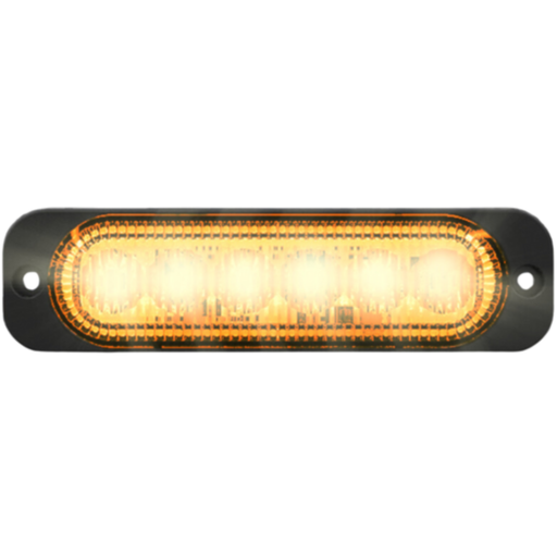 [TF6-OR] Lampeggiatore a LED | 6 LEDs | 12-24V | ambra