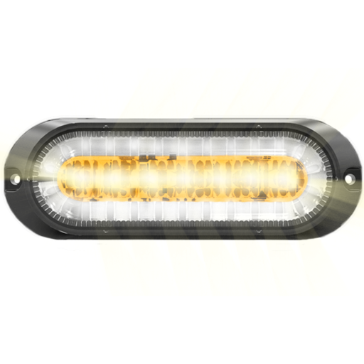 [TFS6-OR-DRL] LED Flasher | 6 LEDs + DRL | 12-24V | amber/white