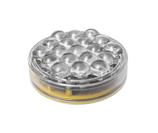 [GT-100-DV-OR-PR] Waarschuwingslicht | rond | 100 mm | 12-24V