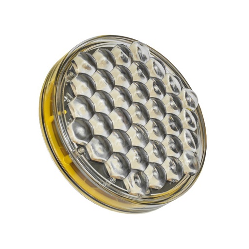 [GT-150-12V-OR-SL] Lampada di sicurezza stradale | rotonda | ambra | 150 mm | 12V