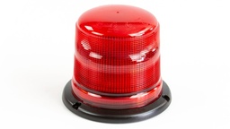 [518-DV-RO] Gyrophare | 15 LEDs | montage à 3 boulons | 12-24V | rouge