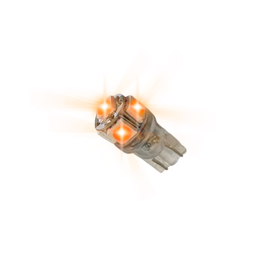 [LEDBULB-T10-OR] Ledlamp | T10 | 10-30V | oranje
