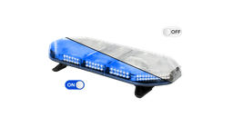 [LEG78B12] LEGION LED lightbar | 78 cm | blue | 12V