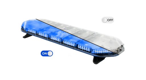 [LEG109B24CB] Barra de luces LEGION LED | 109 cm | azul | 24V + caja de control