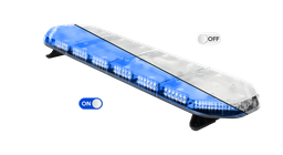 [LEG125B12CB] Rampe lum. À LED LEGION | 125 cm | bleu | 12V + boîtier de comm.