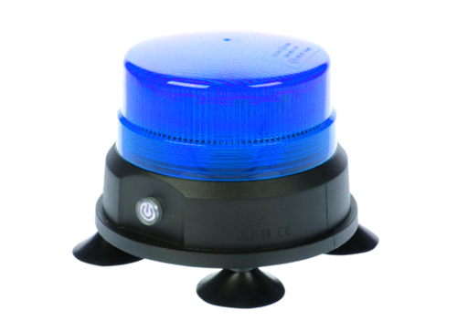 [TRAVELMATE-BLUE] Gyrophare | LED | bleu | set | magnétique | rechargeable