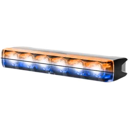 [ED6-O/B] LED-Blitzer | 2x3 LEDs | 12-24V | gelb/blau