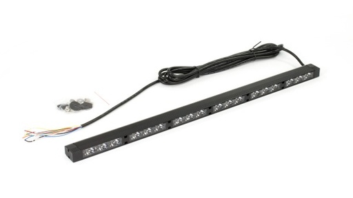 [TRAFLED6#B] LED-Lauflicht | 6 Module | 12-24V | blau