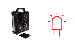 [ROADFLARESYNC6-RO] Roadflare6 valise | rouge | magnétique | rechargeable | synchronisable
