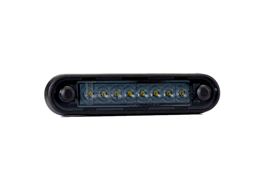 [273-DV-CR-DARK-L] Luce di posizione LED | 8 LEDs |  12-24V | bianco | scuro/affumicato
