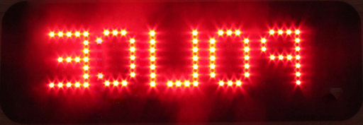 [STOP/POLICE-M-FR/ENG] LED DISPLAY | pare-soleil | STOP/POLICE