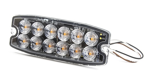 [LP12-OR] Fue flash | LED | 12 LEDs | ultra fin | 12-24V | orange