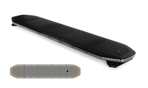 [RDN152-OR-BASIC] RAIDEN LED Lichtbalken | 152 cm | basic | gelb