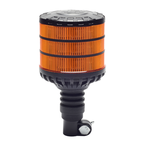 [645F-DV-OR] Lampeggiante rotante Brightics | LED | montaggio con tubo flessibile | 12-24v | ambar