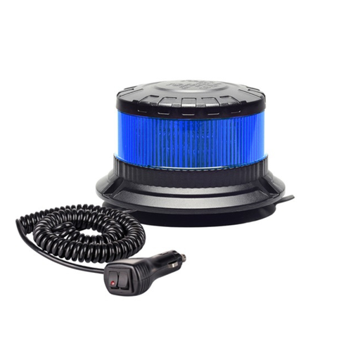 [605M-DV-BL] Rotating beacon Brightics | LED | magnetic | 12-24V | blue 