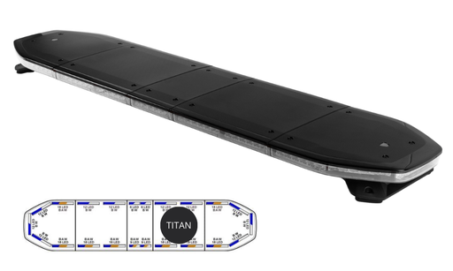[RDN-TRIMAX-010] Raiden LED lightbar | 137 cm | full option + search light | blue/white
