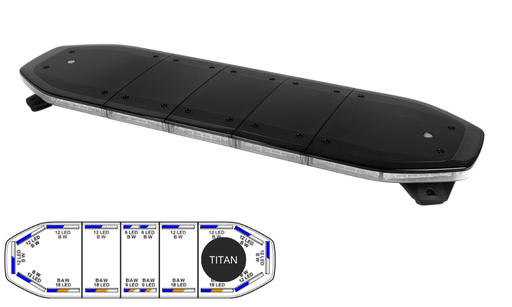 [RDN-TRIMAX-007] Raiden TRIMAX LED lightbar | 106 cm | full option + search light | blue/white